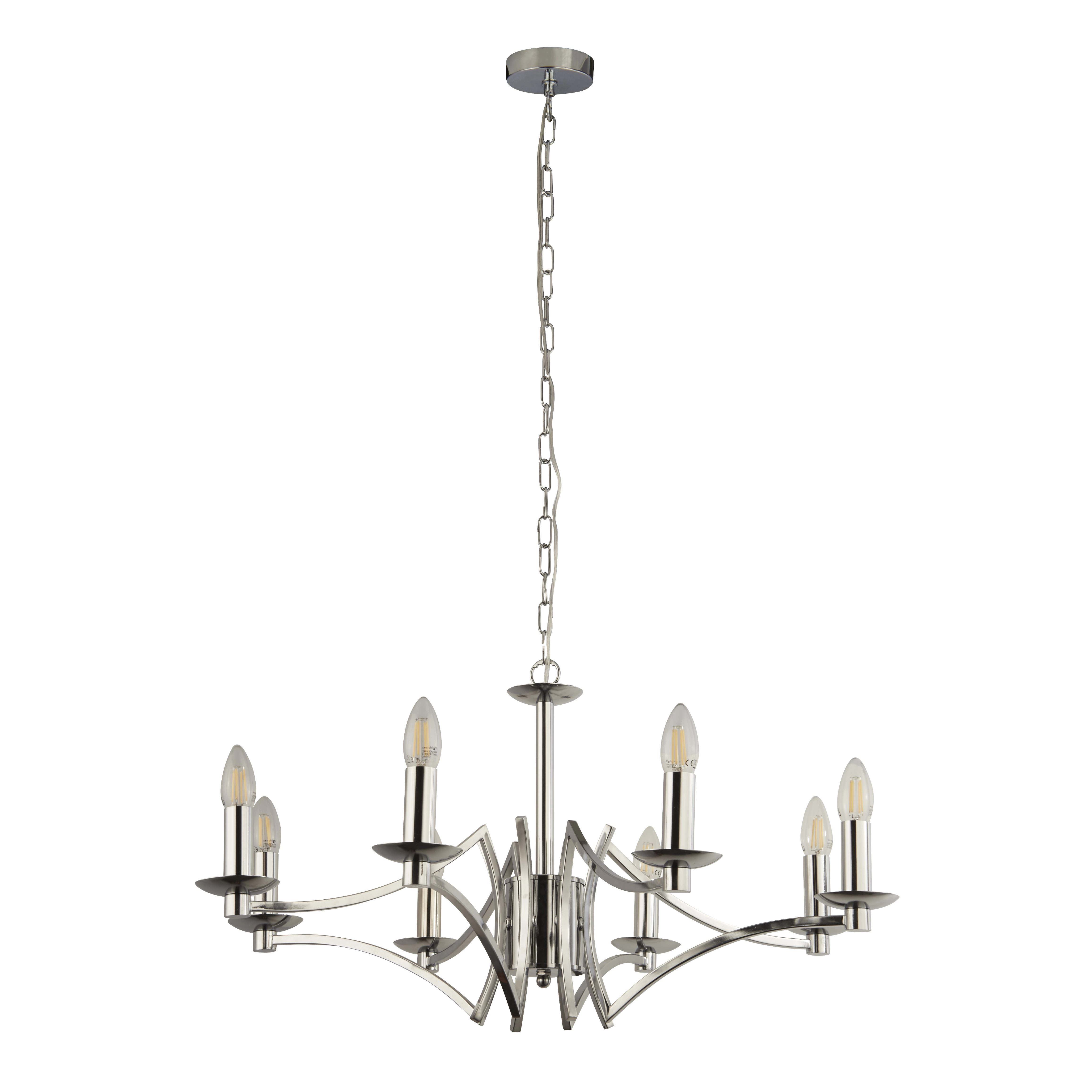 8-Licht-Kronleuchter Ascot Ø 88 cm