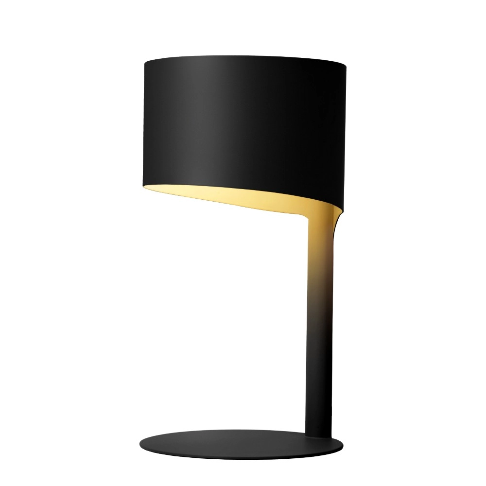 Elegante Tischlampe Knulle Ø 15 cm schwarz