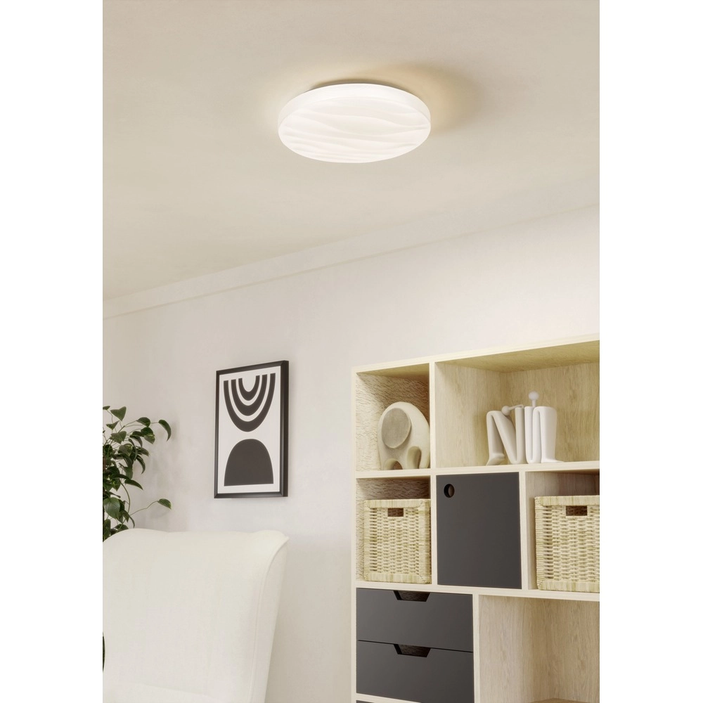 Weißes Deckenlicht Sarmeola Ø 39cm Eglo 9008606391905