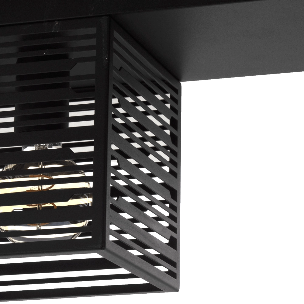 Deckenleuchte Piedritas schwarz - 2x E27 Eglo 9008606235711