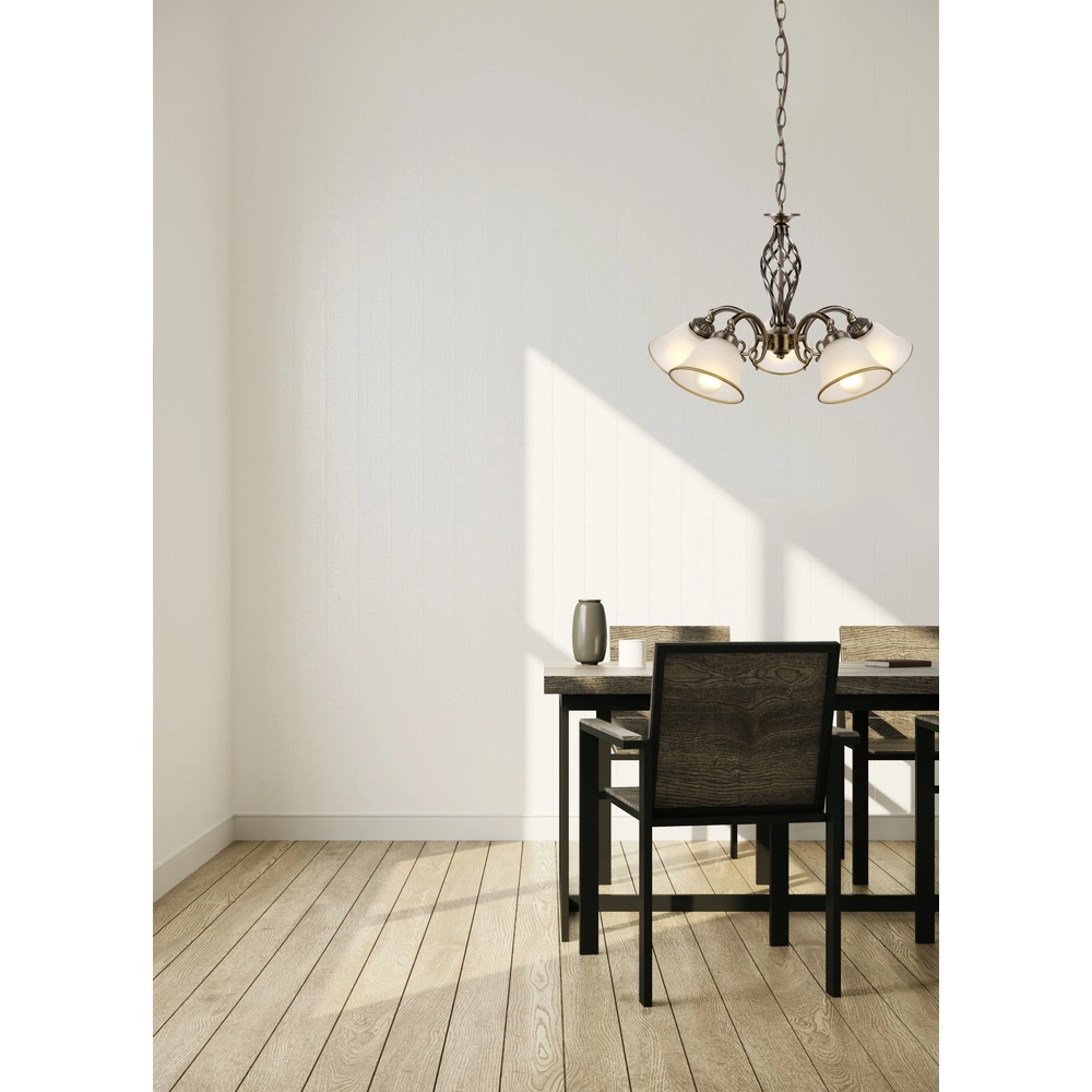Klassische Pendellampe Odin 5-Licht Globo 9007371309696
