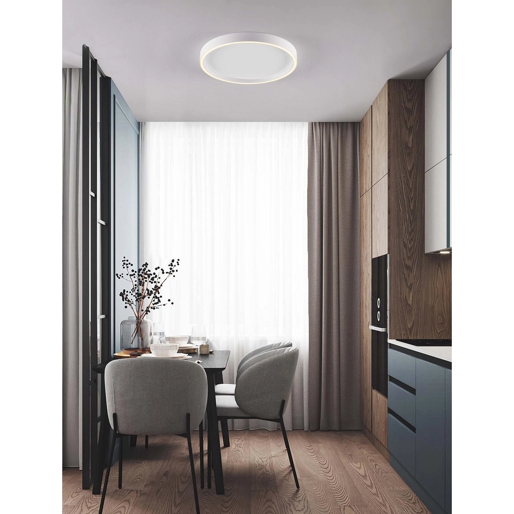 Deckenleuchte Istos Ø 50cm schwarz Lyora 5212017448897