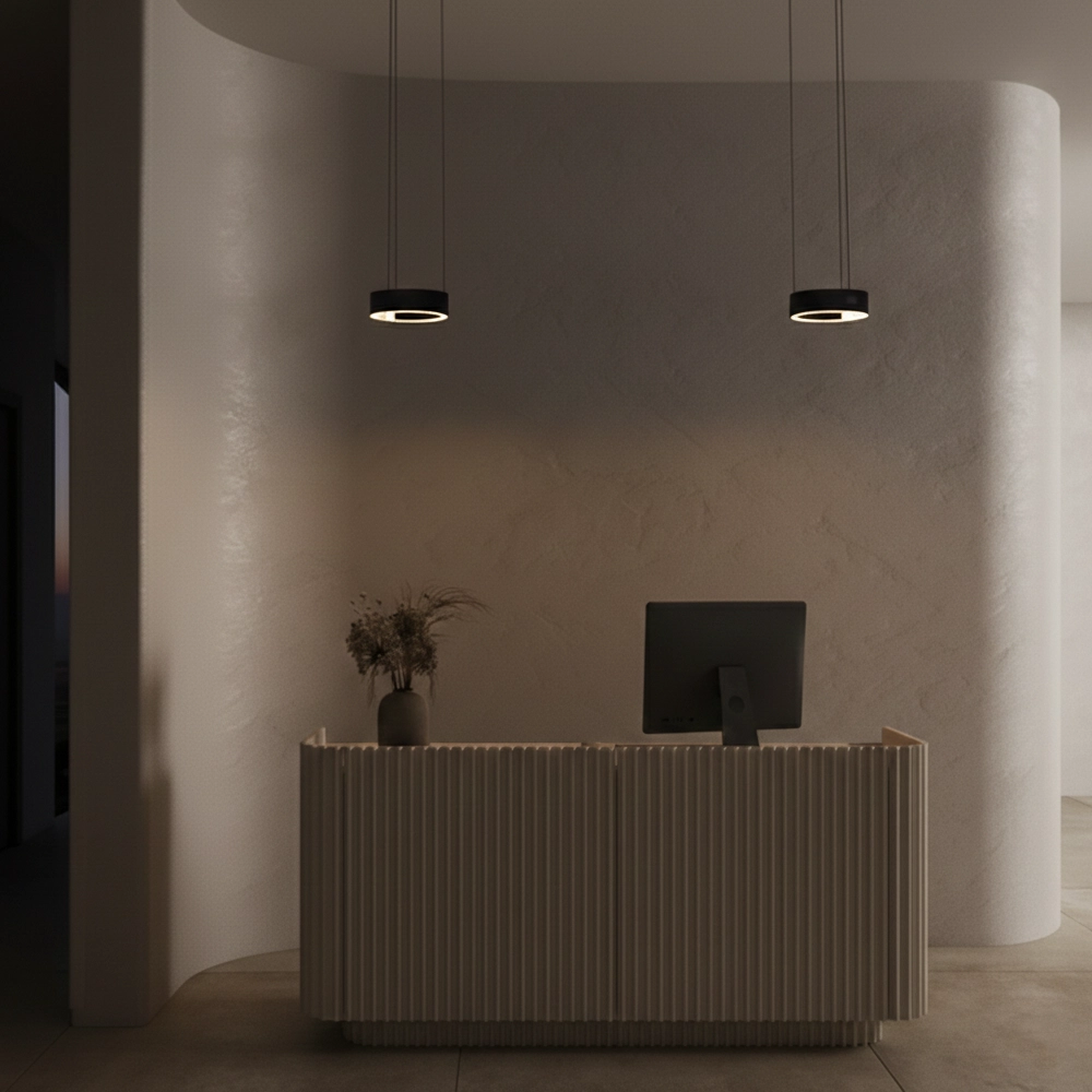 Design-Pendelleuchte Afi schwarz