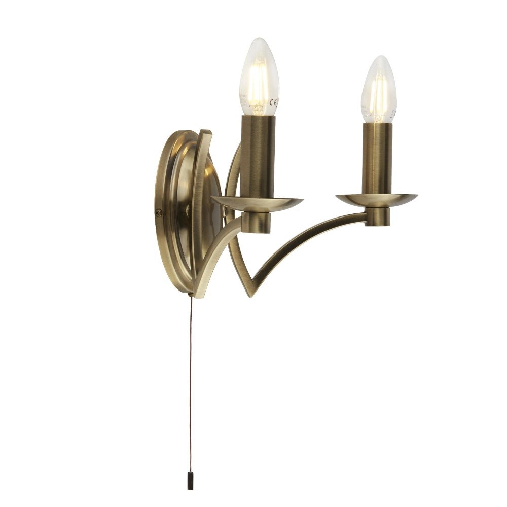 Klassische Wandleuchte Ascot Searchlight 5053423174228