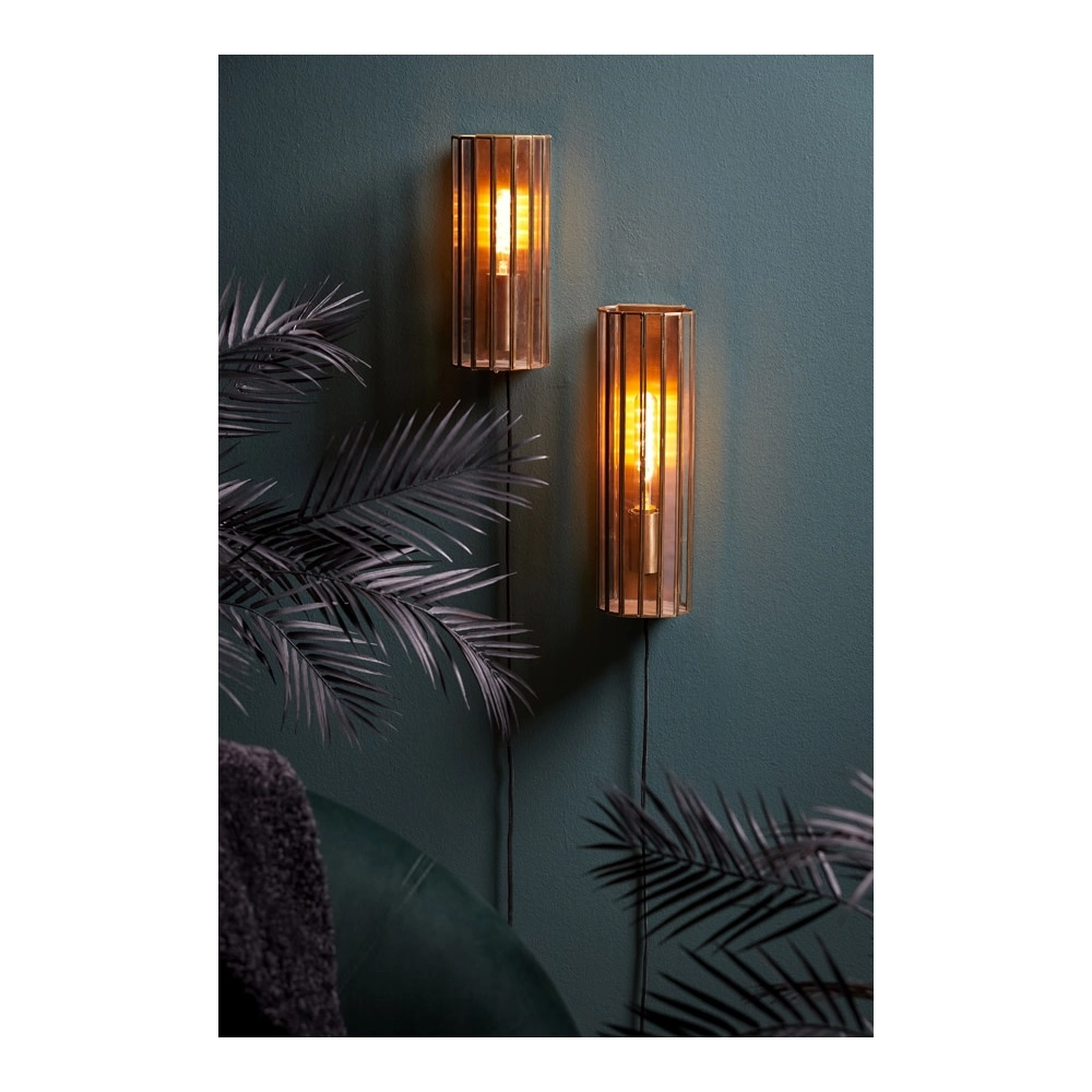Industrie-Wandlampe StroBy Bronze 30,5 cm Light & Living 8717807262266