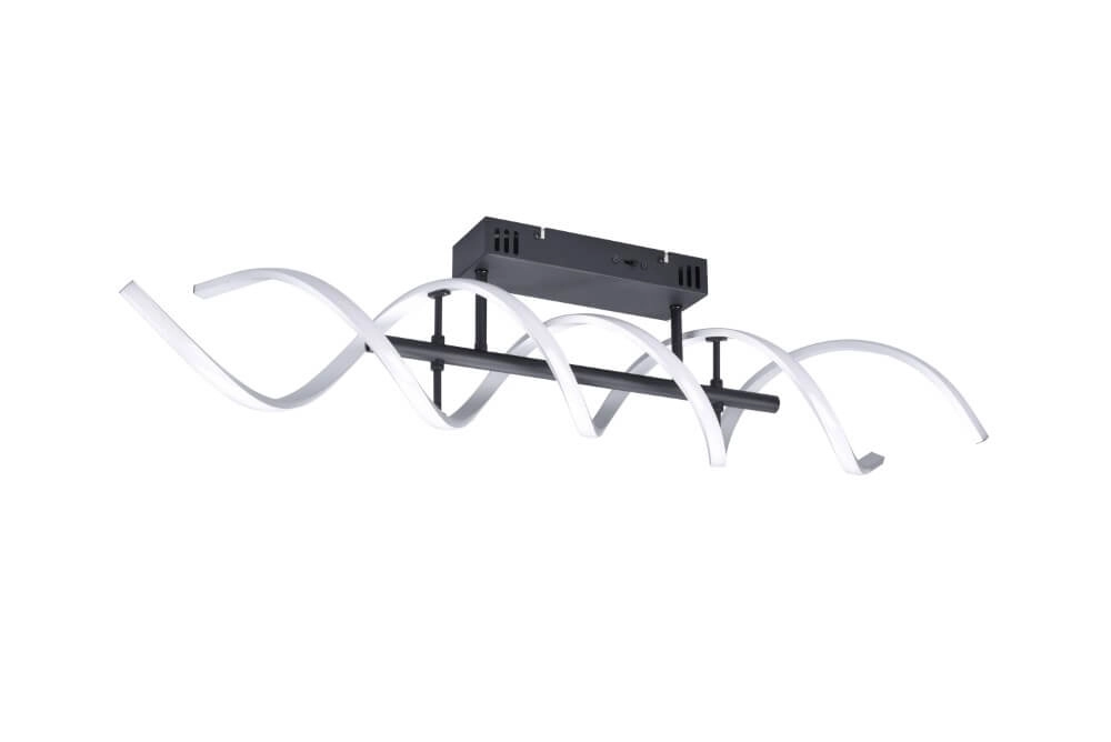 Designer-Deckenleuchte Sequence gebürstetes Metall Trio 4017807540741