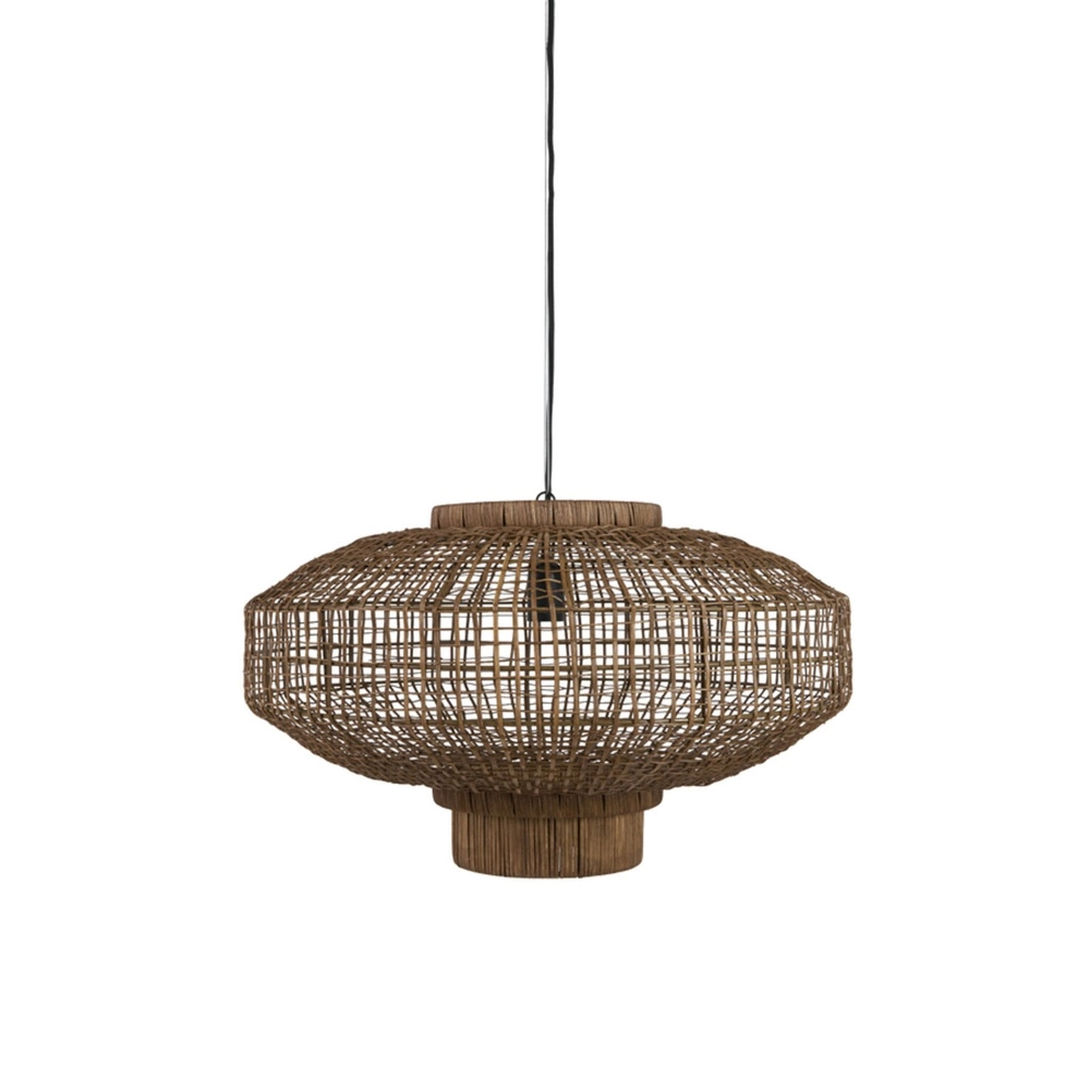 Pendellampe Paldor Ø 60 cm braun