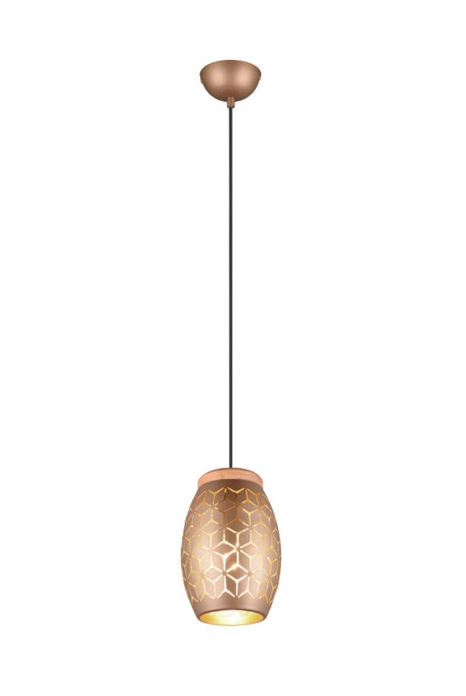 Braune Hängelampe Bidar Design Trio 4017807579024