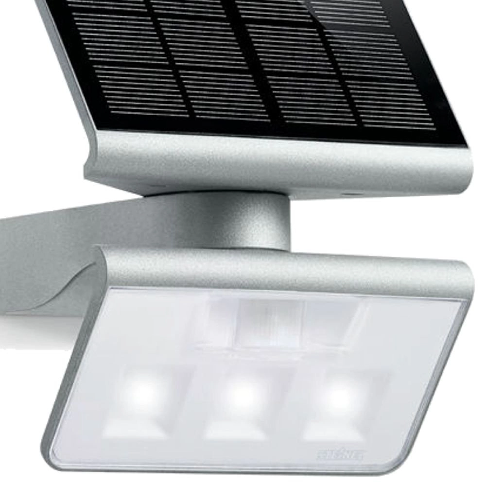 Solar-Wandleuchte mit Sensor X Solar L-S Silbergrau Steinel 4007841671013