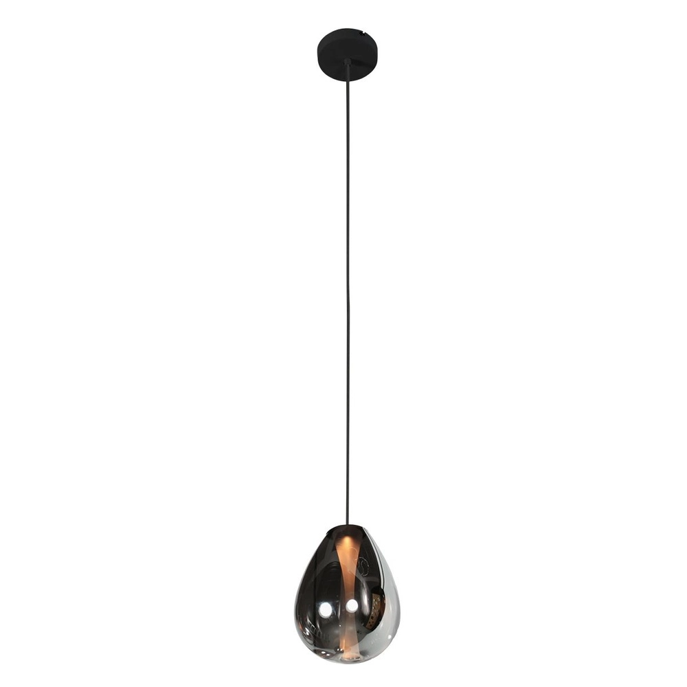 Pendelleuchte Glimsy 1-flammig schwarz Ø 14,5cm Steinhauer 8712746177985