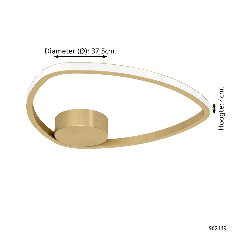 Deckenlampe Moschella Ausführung Gold Eglo 9008606356614