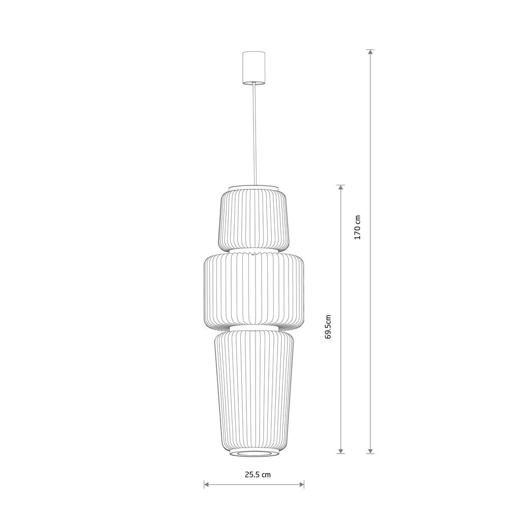 Käfiglampe Nome sandbraun Ø 25,5 cm Lyora 5903139122504