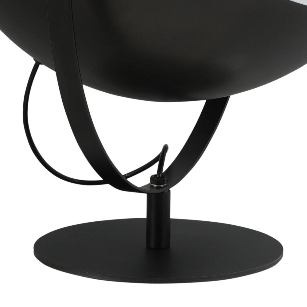 Tischlampe Industria Uplighter 50 cm schwarz mit weiß Masterlight 8718121236926