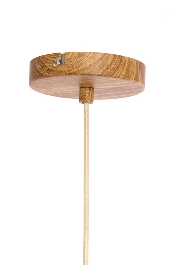 Pendelleuchte Dania heller Holzdruck Ø 22cm Light & Living 8717807743352