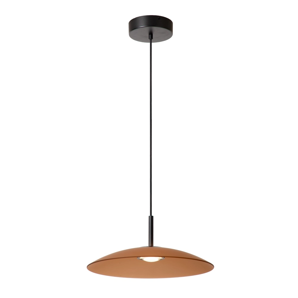 Elegante Pendellampe Menga Ø 40cm Bernsteinglas Premium by Lucide 5411212251190