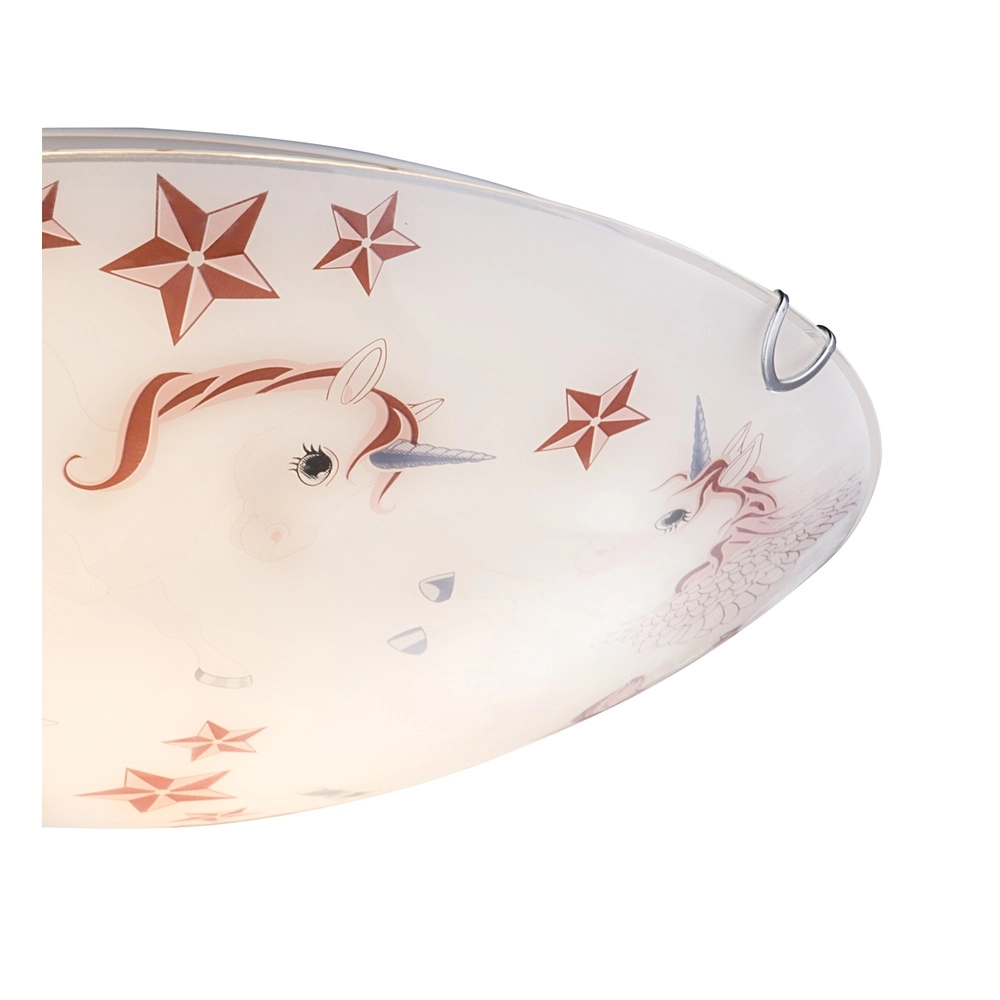 Deckenlampe im Kinderzimmer Natalie Einhorn Globo 9007371371921