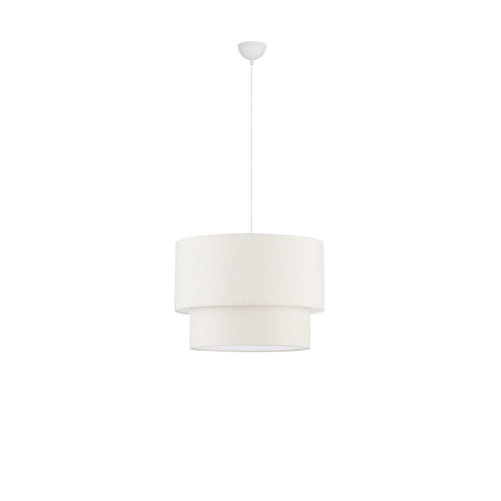 Leinen-Pendellampe Karen Ø 50cm Lyora 5212017493965