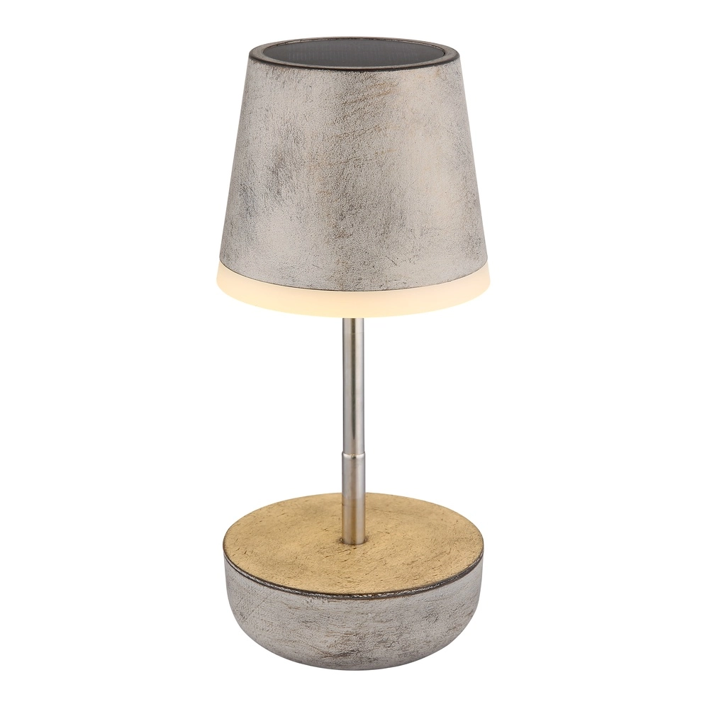 Solartischlampe Felina Sandbraun