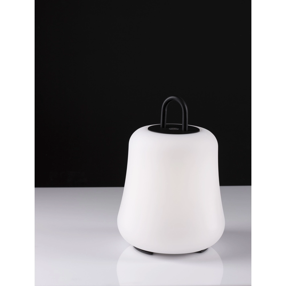 Tischlampe Jigra Wiederaufladbares Anthrazit mit Weiß Lyora 5212017434883