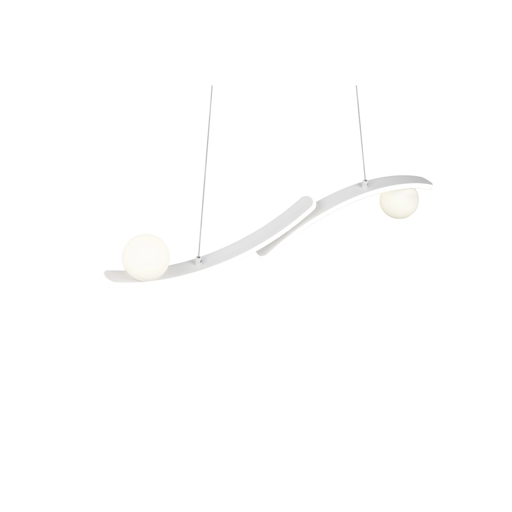 Design-Pendellampe Napoli Weiß Trio 4017807683509