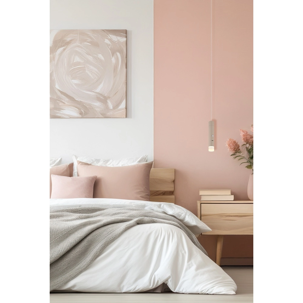 Moderne Pendelleuchte Pelo sandbraun Globo 9007371578344