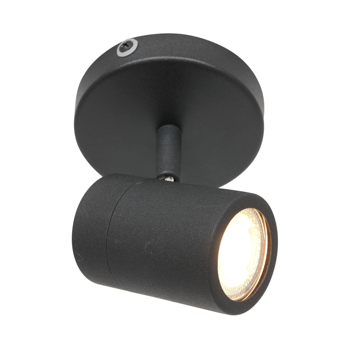 Badezimmerplatz Upround LED Schwarz