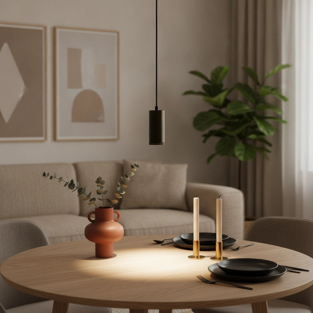 Design-Pendelleuchte Milano helle Bronze 15cm