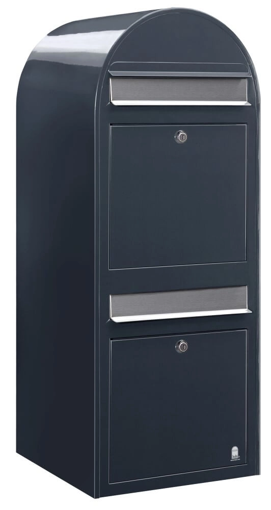 Briefkasten Duo 7016 i Dunkelgrau