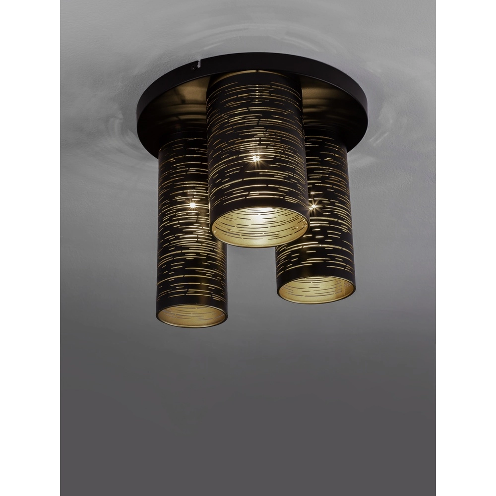 Deckenlampe Zane schwarz