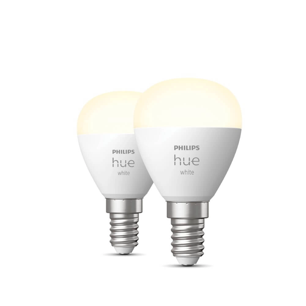Lichtquellenkugel Hue - E14 - 6W - White 2er-Set Philips 8719514356771