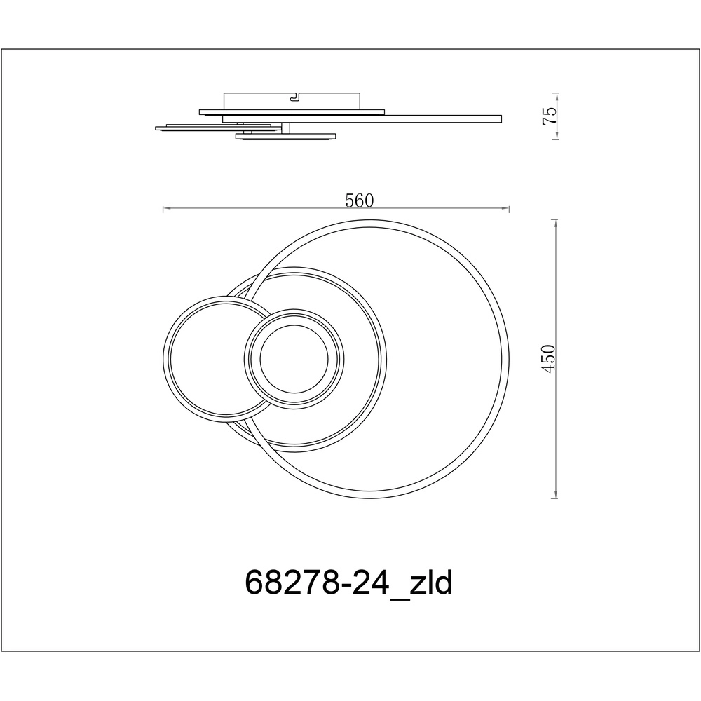 Design-Deckenlampe Beltran Silbergrau Globo 9007371586691