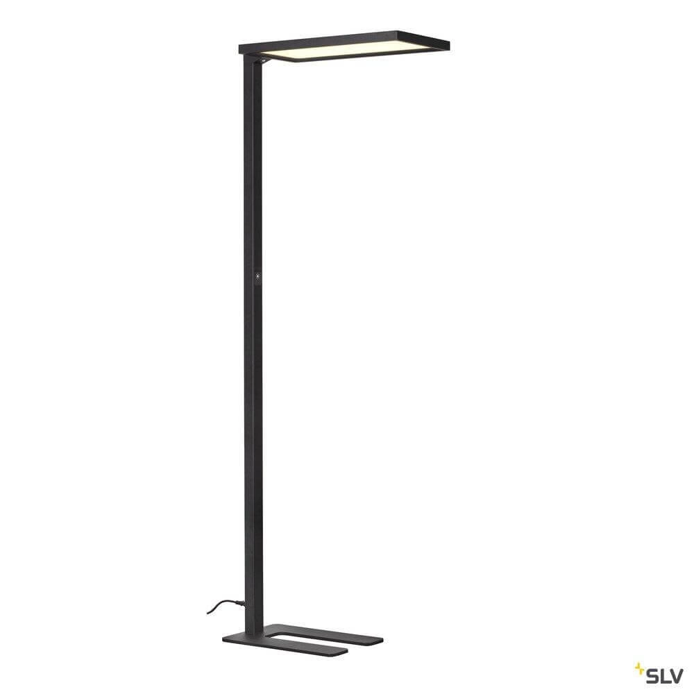 LED-Stehleuchte Worklight Büro 195cm schwarz SLV 4024163254632