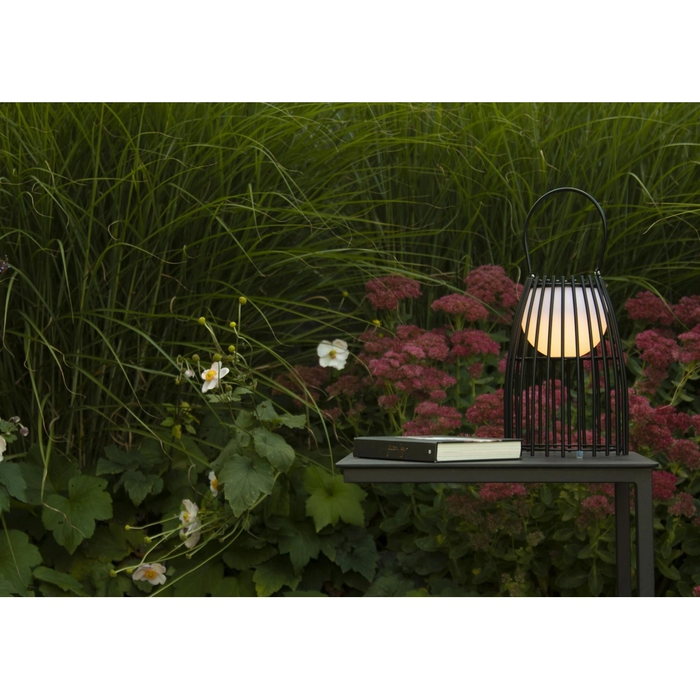 Wiederaufladbare Tischlampe Fjara Schwarz Lucide 5411212061355