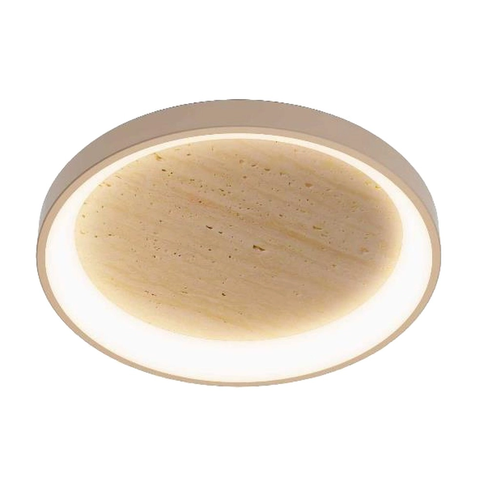 Moderne Deckenlampe Meliciano sandbraun Ø 36 cm