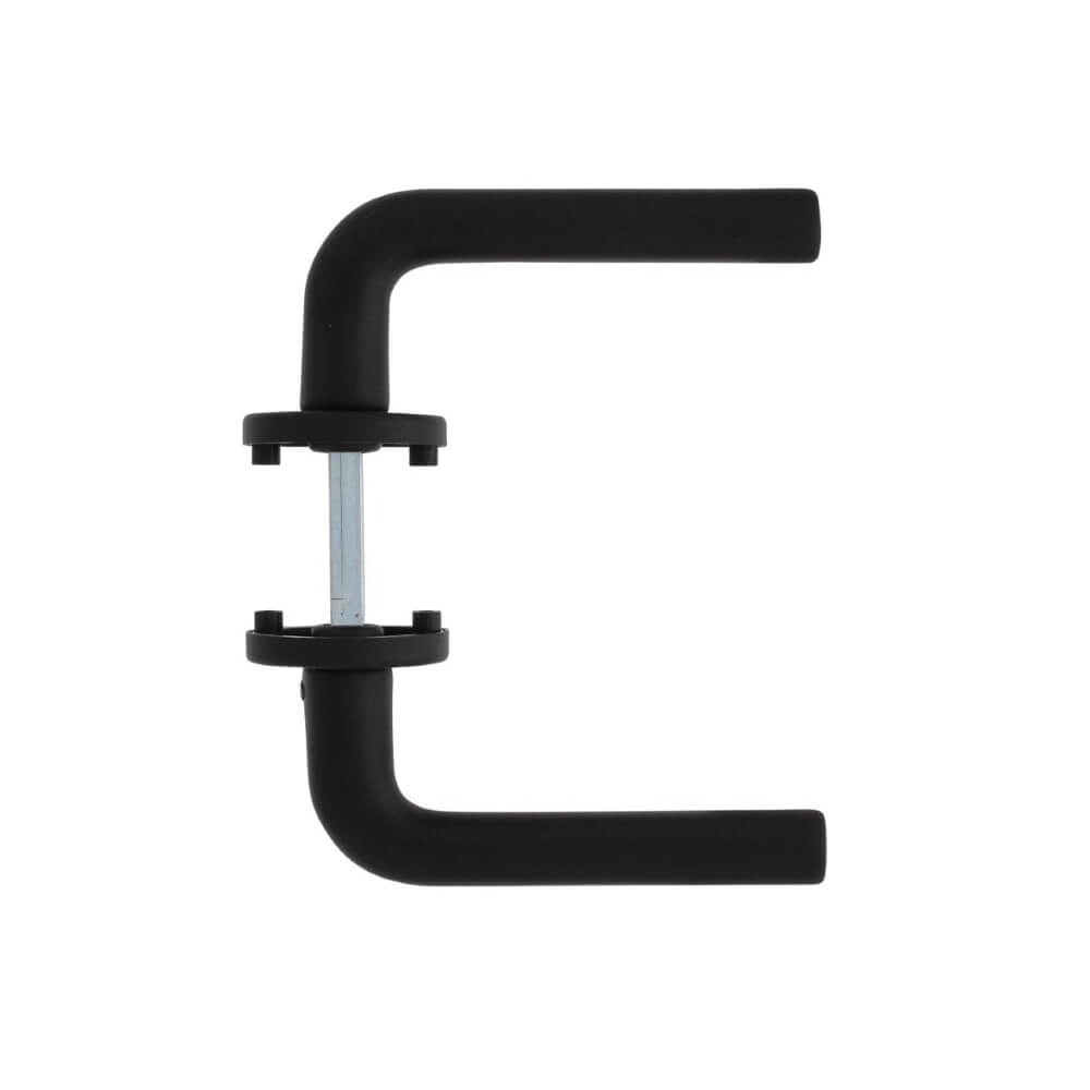 Türklinke Derby aluminium schwarz Ø 5cm Intersteel 8714186505199