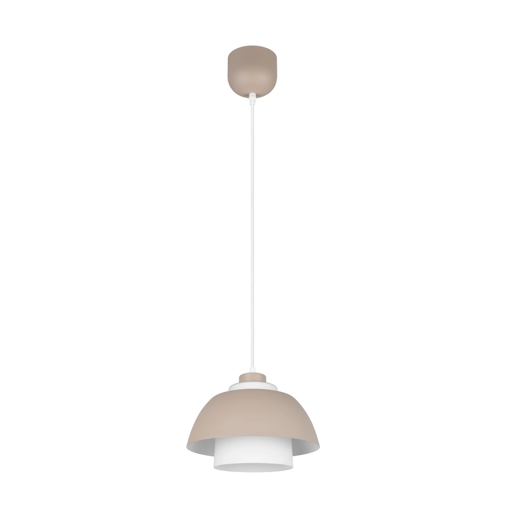 Design-Pendellampe Tilos sandbraun Ø 30 cm Trio 4017807690118