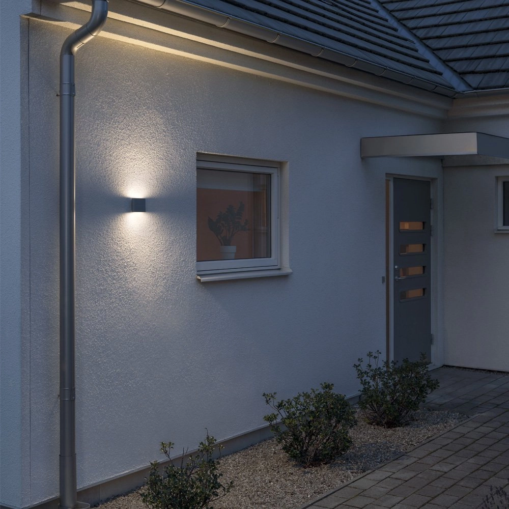 LED-Wandleuchte Chieri 11cm Anthrazit KonstSmide 7318307972375