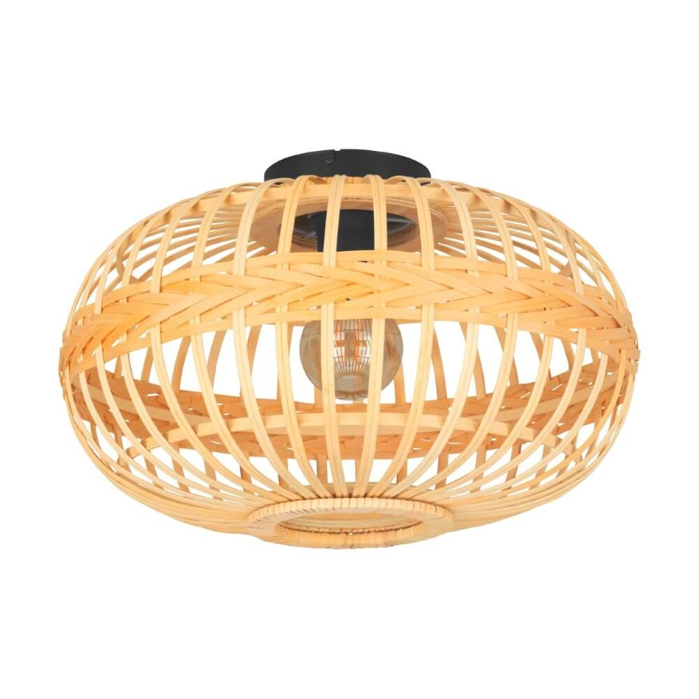 Deckenleuchte aus Rattan Amsfield Ø 45cm Eglo 9002759437237