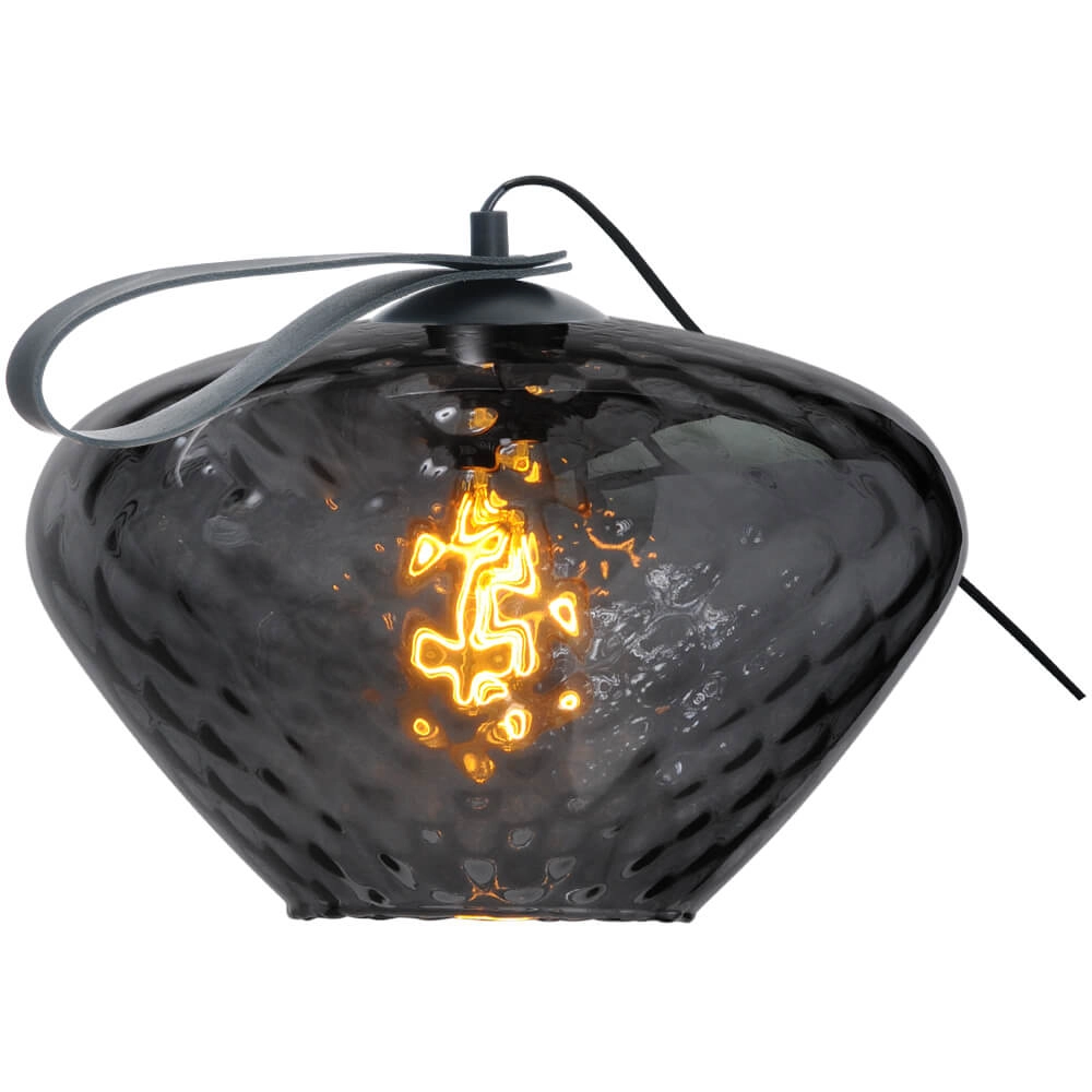 Tischlampe Porto Tragen Sie es mit einem Blossom-Rauchglas