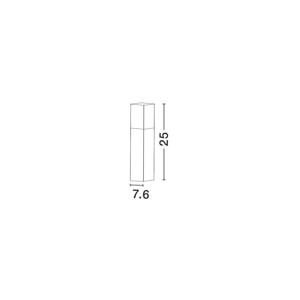 Beleuchtung des Weges Stick grau 25cm Lyora 5212017409249