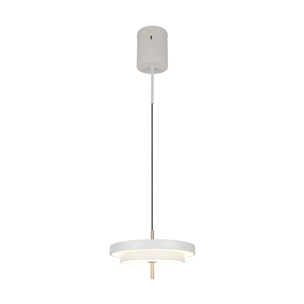 Design-Pendelleuchte Keaton weiß Ø 40cm Trio 4017807653373