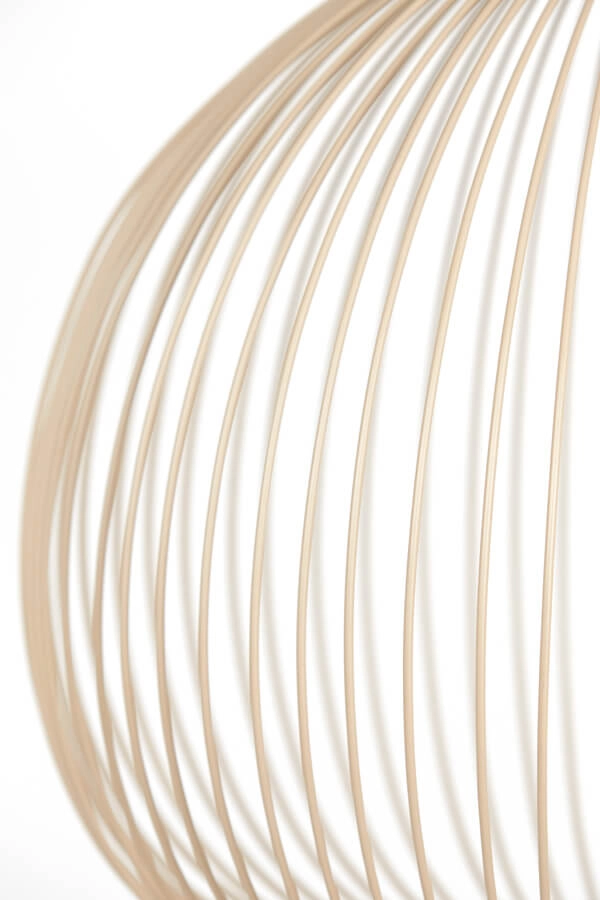 Cremefarbene Pendelleuchte Rilana Ø 34cm Light & Living 8717807649760