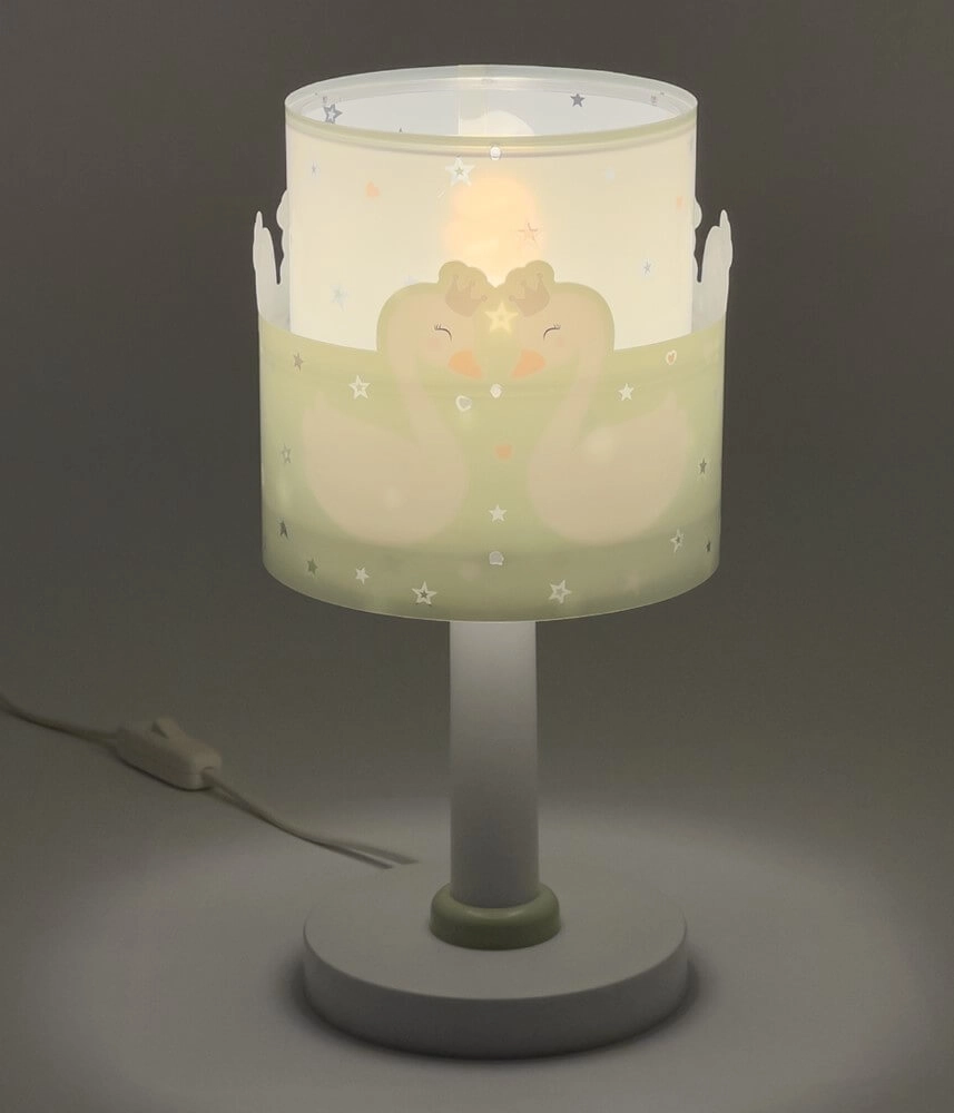 Kinderzimmer-Tischlampe Sweet Love sanftes Grün Dalber 8420406617114