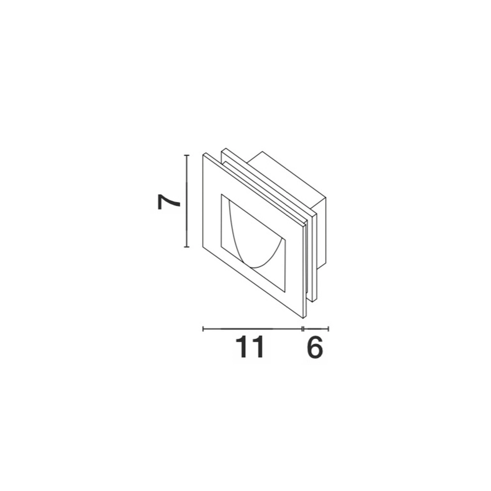 Einbauleuchte Krypton weiß 11cm Lyora 5212017409393