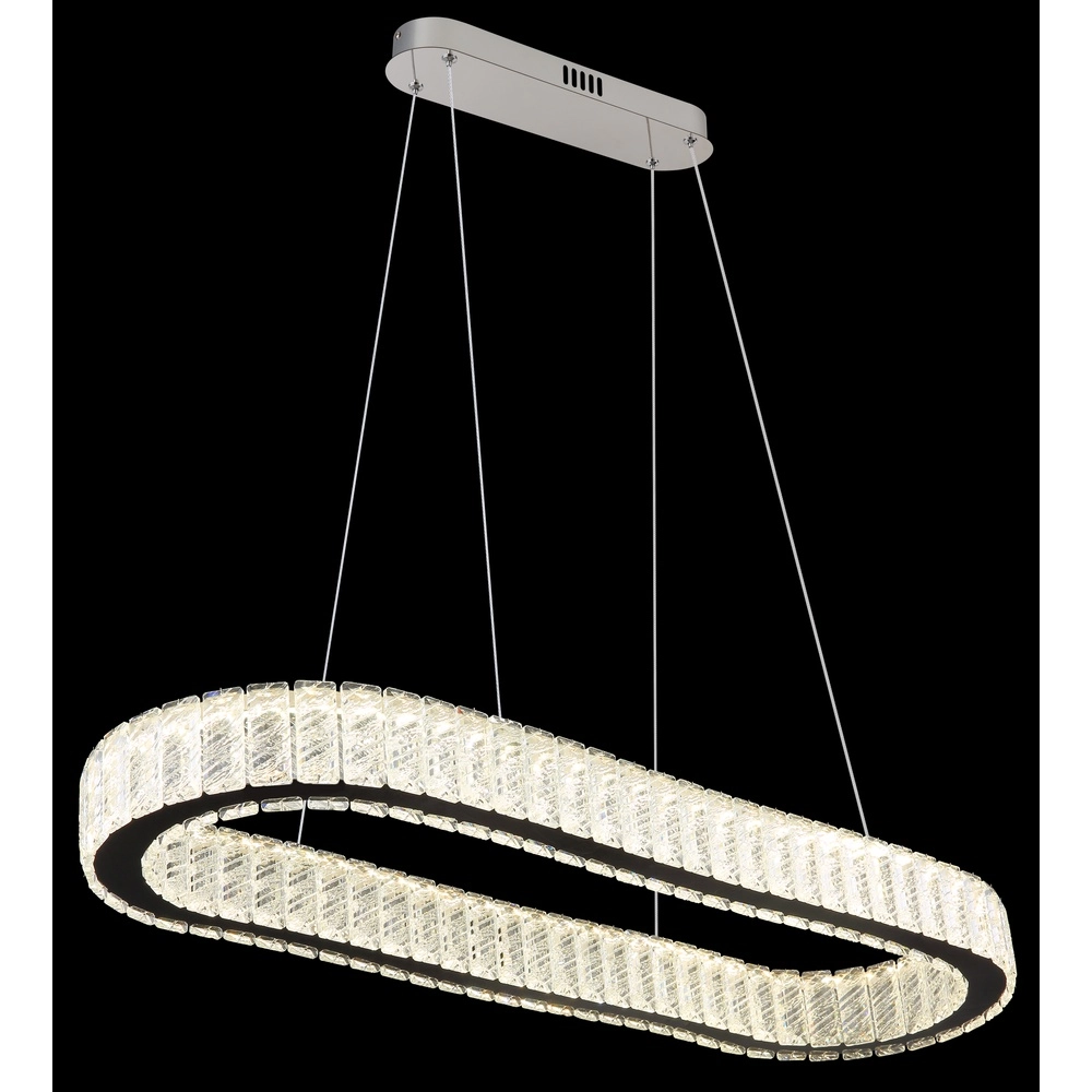 Ovale Pendellampe Mucky Chrom Globo 9007371445998