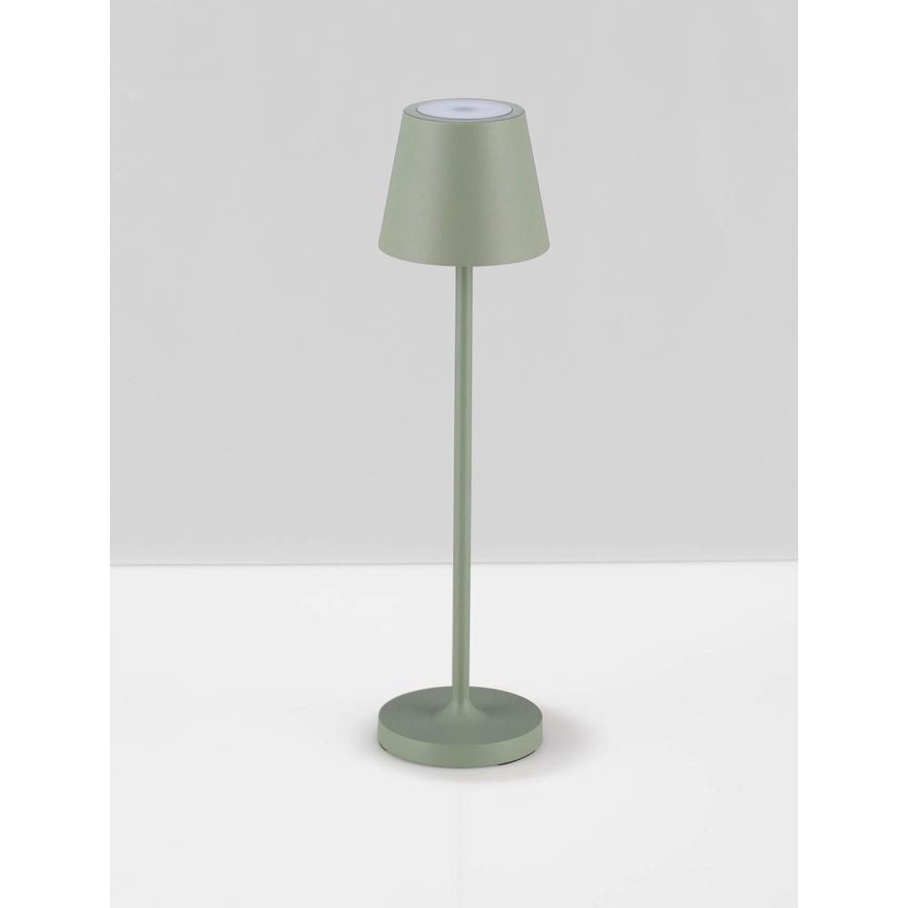 Tischlampe Petit olivgrün wiederaufladbar Lyora 5212017450791