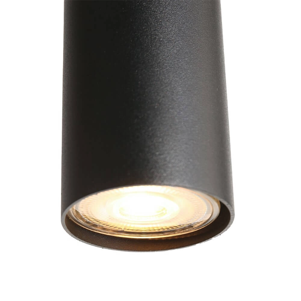 Esstisch-Hängelampe Bollique schwarz mit Rauchglas Steinhauer 8712746172973