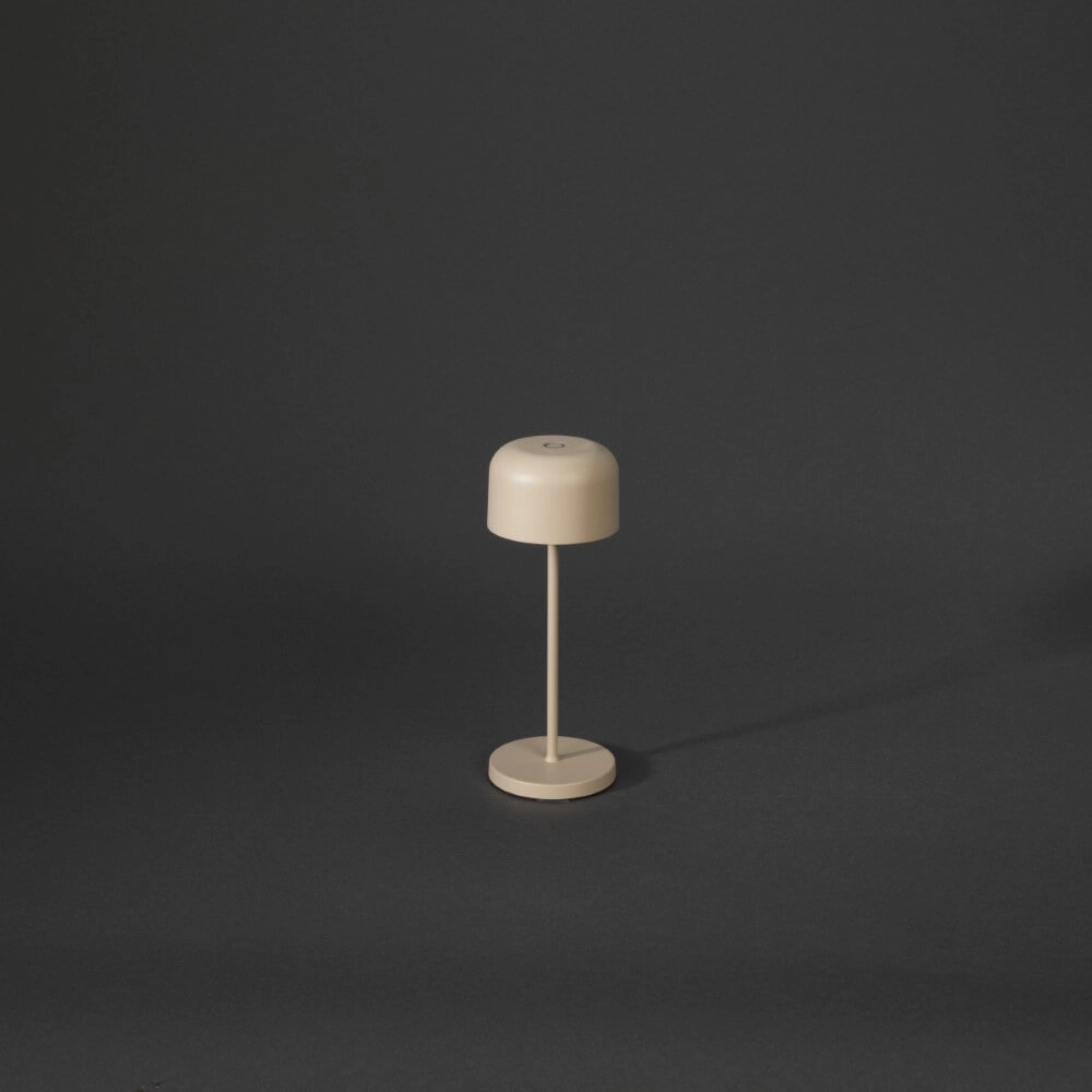 Wiederaufladbare Tischlampe Lille mini Sandfarbe KonstSmide 7318307835335
