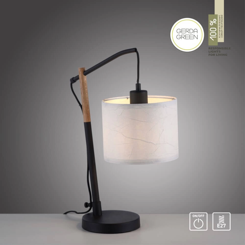 Weiße Tischlampe Green Sofie Just Light 4043689995027