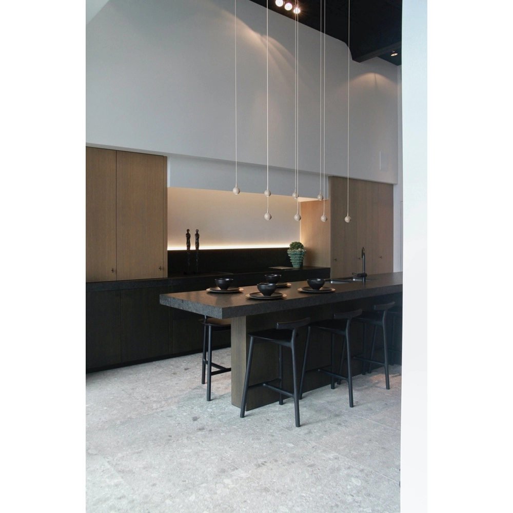8-Licht Pendellampe Talana 130cm beige Terra Ø 6cm DTW Masterlight 8718121389189